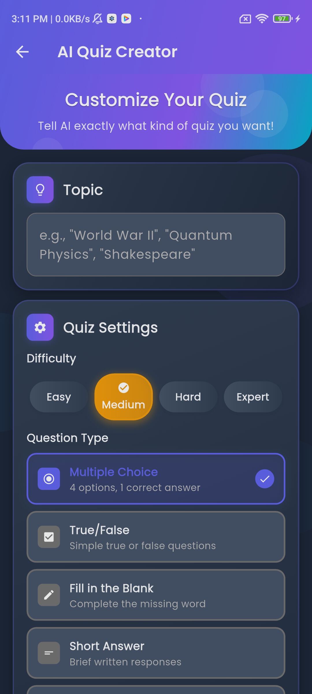 AI Quiz Maker Image 1